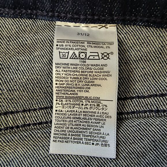 Banana Republic Mid-Rise Bootcut Jeans 31/12 Women's Stretch Denim 32x29 - Picture 5 of 5